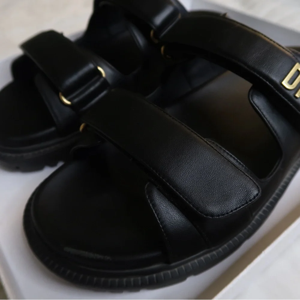 DIORact Slide Lambskin Black - Picture 2 of 15